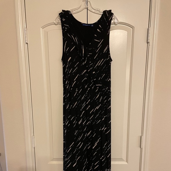 Black with tan accents maxi dress.  Never worn. - Picture 2 of 5